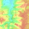 La Chapelle-Hugon topographic map, elevation, terrain