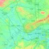 西乡塘区 topographic map, elevation, terrain