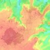 Pleumartin topographic map, elevation, terrain