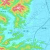 鄞江镇 topographic map, elevation, terrain