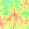 Ruston topographic map, elevation, terrain