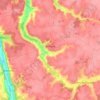 Archigny topographic map, elevation, terrain