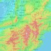 奈良県 topographic map, elevation, terrain