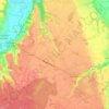 Daux topographic map, elevation, terrain
