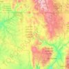 Rio Arriba County topographic map, elevation, terrain