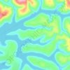 Mugesera topographic map, elevation, terrain