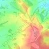 Baxterley CP topographic map, elevation, terrain