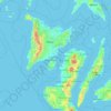 Western Visayas topographic map, elevation, terrain