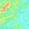 安福县 topographic map, elevation, terrain