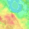 Озерецкое topographic map, elevation, terrain