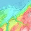 Yvonand topographic map, elevation, terrain