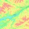 清原镇 topographic map, elevation, terrain