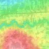 Harpersfield Township topographic map, elevation, terrain