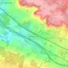 Harrietsham topographic map, elevation, terrain