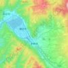 茅野市 topographic map, elevation, terrain