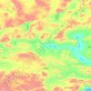 阿索乡 topographic map, elevation, terrain