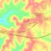 Morristown topographic map, elevation, terrain