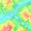 Saillat-sur-Vienne topographic map, elevation, terrain