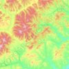Kalgansky District topographic map, elevation, terrain