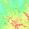 Zalamea de la Serena topographic map, elevation, terrain