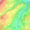 Chevilly topographic map, elevation, terrain