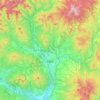 沼田市 topographic map, elevation, terrain