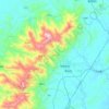 南岳区 topographic map, elevation, terrain