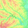 Union Parish topographic map, elevation, terrain