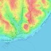 Castelo de São Jorge topographic map, elevation, terrain