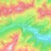 Usseaux topographic map, elevation, terrain