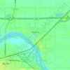 Heyburn topographic map, elevation, terrain