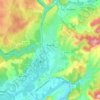 Ruoms topographic map, elevation, terrain