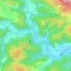 Pont-de-Labeaume topographic map, elevation, terrain