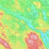 Žužemberk topographic map, elevation, terrain