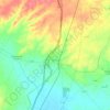 Frómista topographic map, elevation, terrain