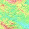 Tương Dương topographic map, elevation, terrain