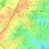 红旗街道 topographic map, elevation, terrain