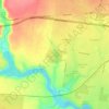 Brookfield topographic map, elevation, terrain