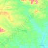 Olivença topographic map, elevation, terrain