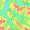 Corbigny topographic map, elevation, terrain