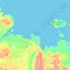 Bulunski ulus topographic map, elevation, terrain