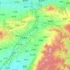 闻喜县 topographic map, elevation, terrain