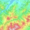 Terenzo topographic map, elevation, terrain