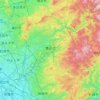 豊田市 topographic map, elevation, terrain