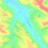 La Salvetat-Lauragais topographic map, elevation, terrain