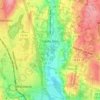 Saddle River topographic map, elevation, terrain