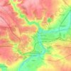 Yelets topographic map, elevation, terrain