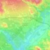 Saint-André-de-Sangonis topographic map, elevation, terrain