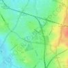 Tooting Bec Common topographic map, elevation, terrain