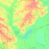 La Salle Parish topographic map, elevation, terrain